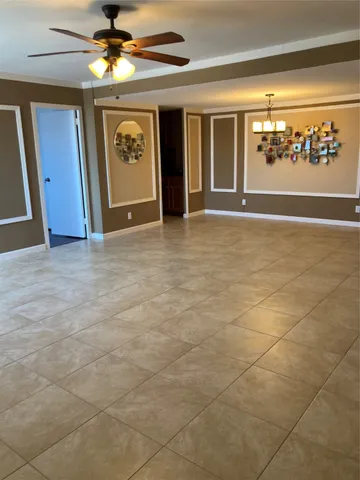 a view of an empty room