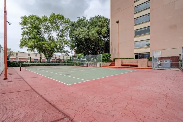 a view of outdoor space with trees