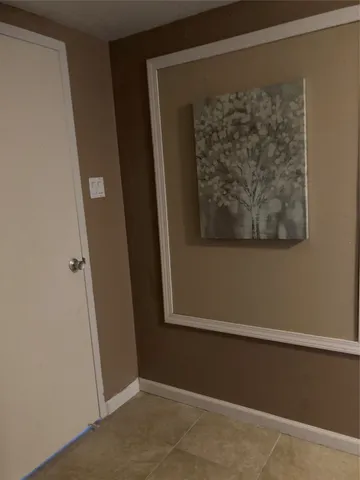 a view of a small space