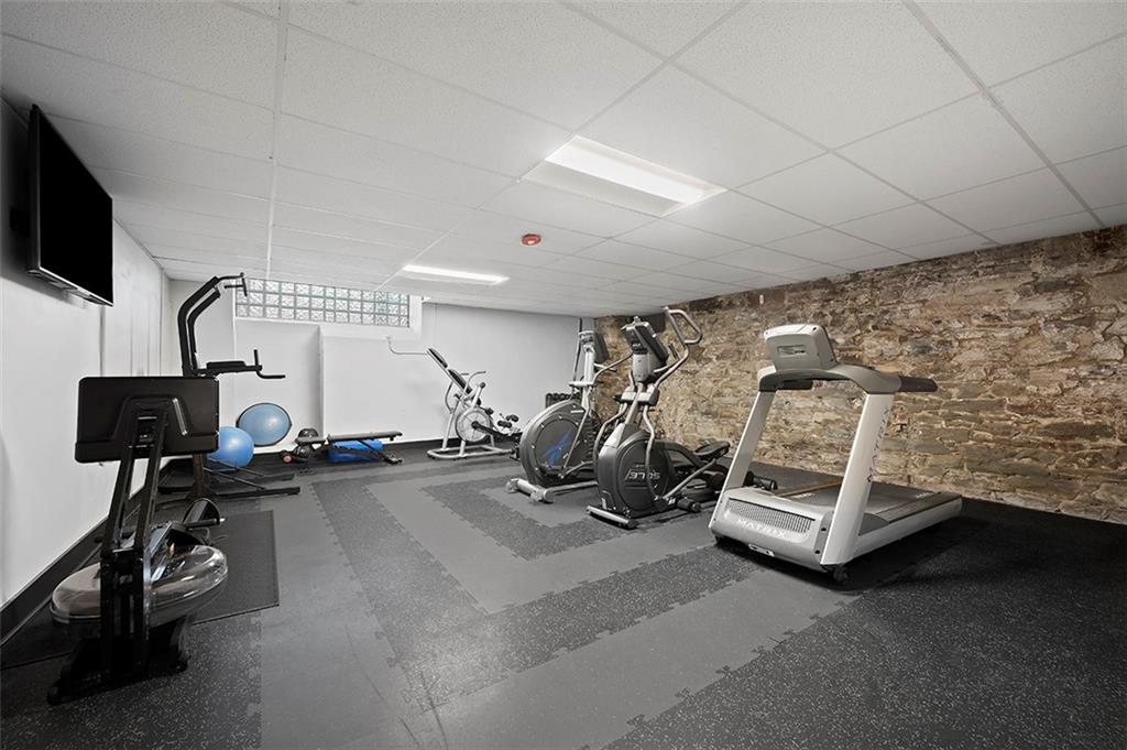 3080 Smallman Street, Unit 8 Pittsburgh, PA 15201 - Photo 36 of 39 a view of a room with gym equipment