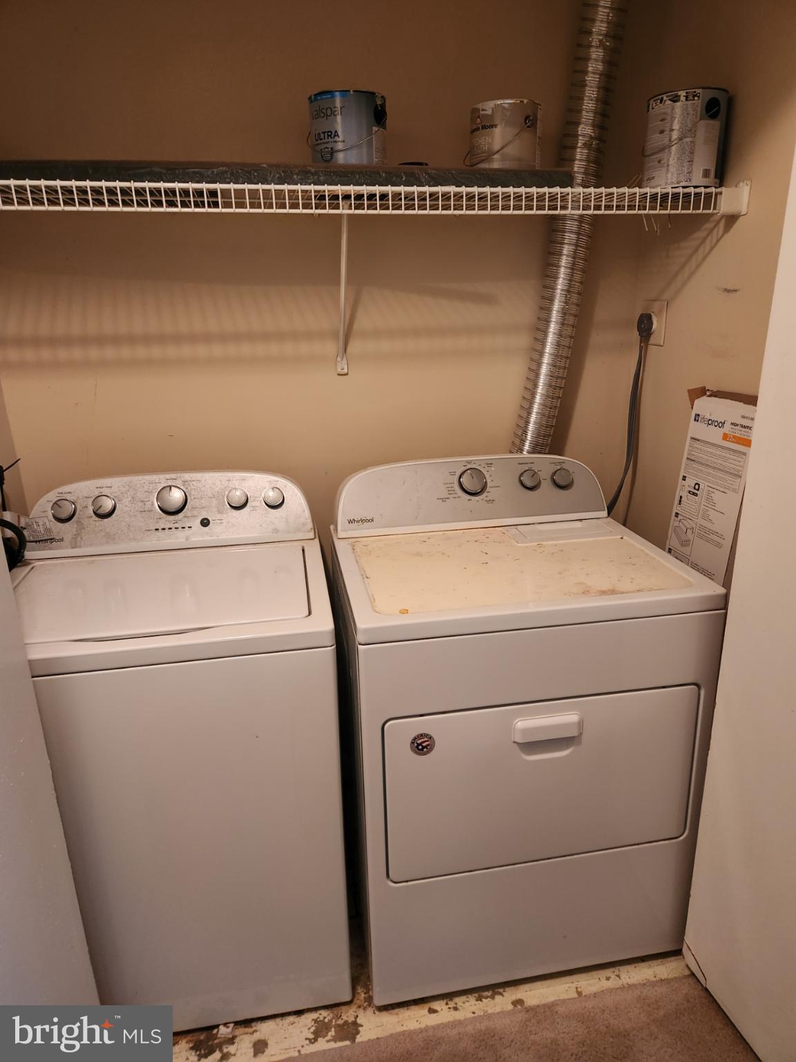 4934 Columbia Road, Unit 458 Columbia, MD 21044 - Photo 15 of 21 Laundry essentials in a cozy utility space.