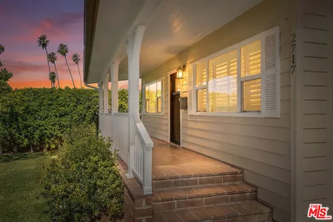 a view of a porch