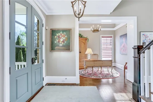a view of a livingroom with furniture and window