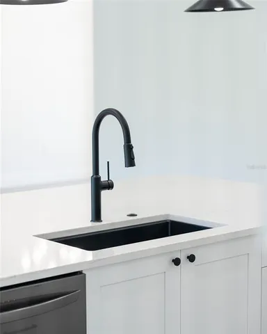 a close view of sink and tap