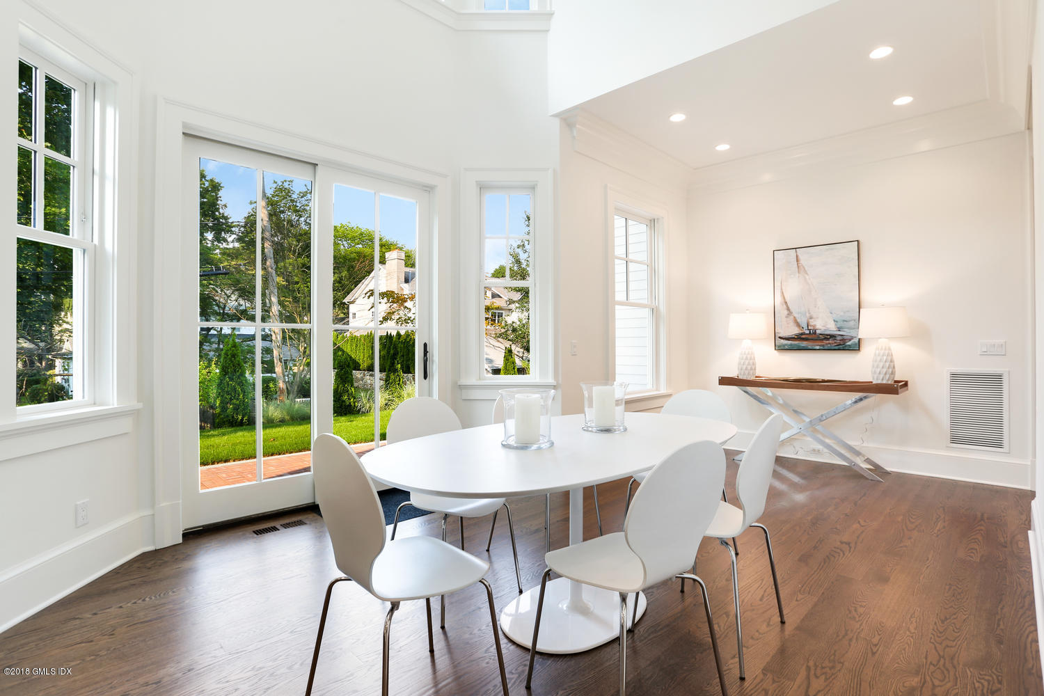 3 Juniper Lane Riverside, CT 06878 - Photo 12 of 30 a view of a dining room with furniture window and wooden floor