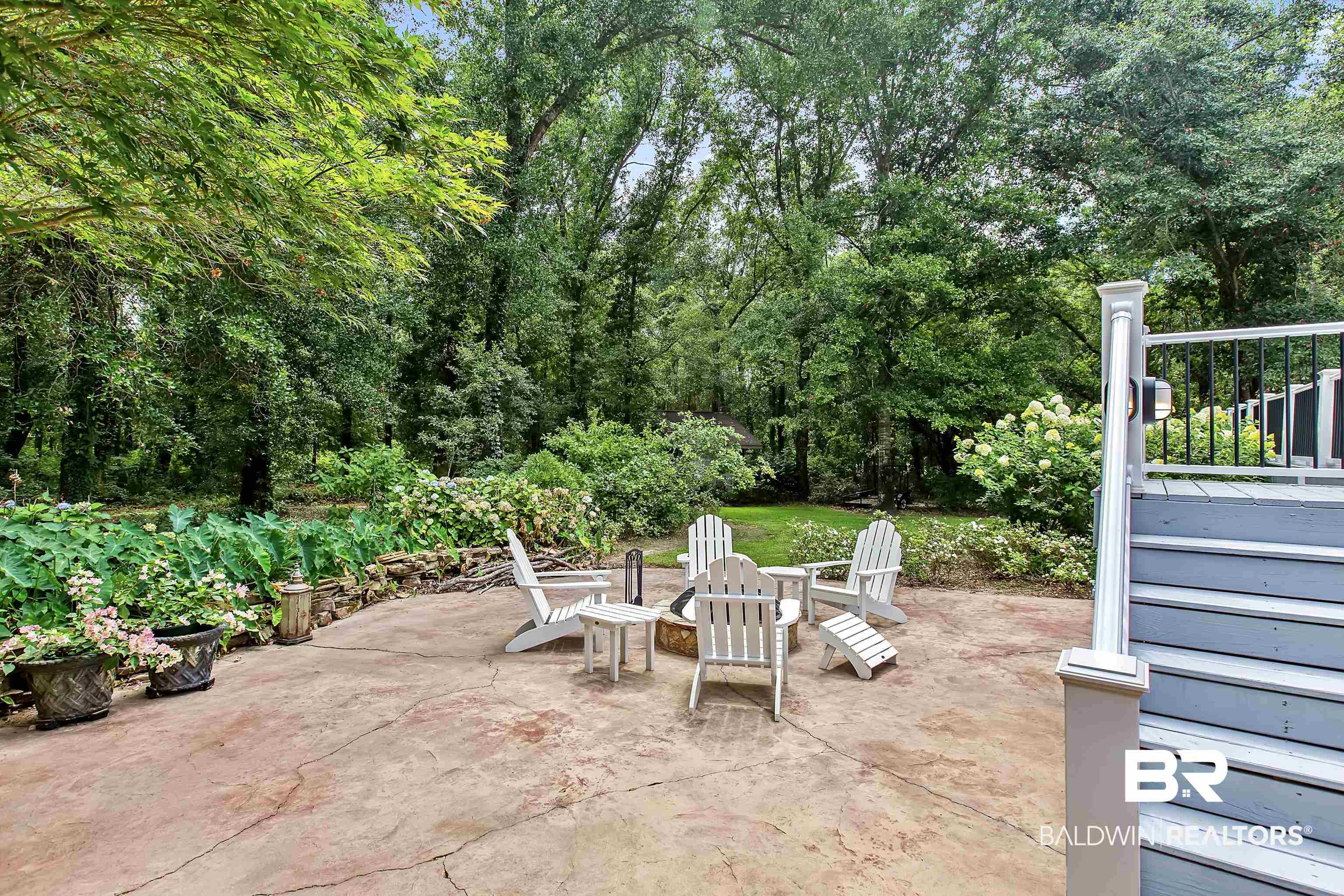 6930 Oak Point Lane Fairhope, AL 36532 - Photo 47 of 50 Fire Pit & Back Yard