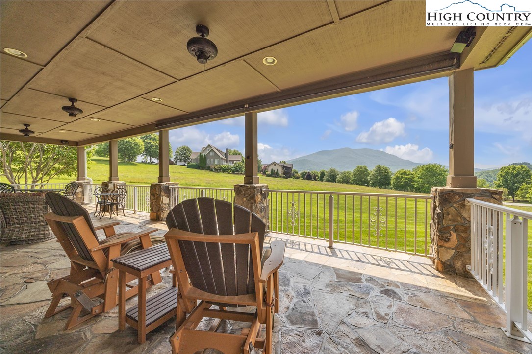 891 Olde Charter Circle Jefferson, NC 28640 - Photo 46 of 49 a view of porch with a seating space