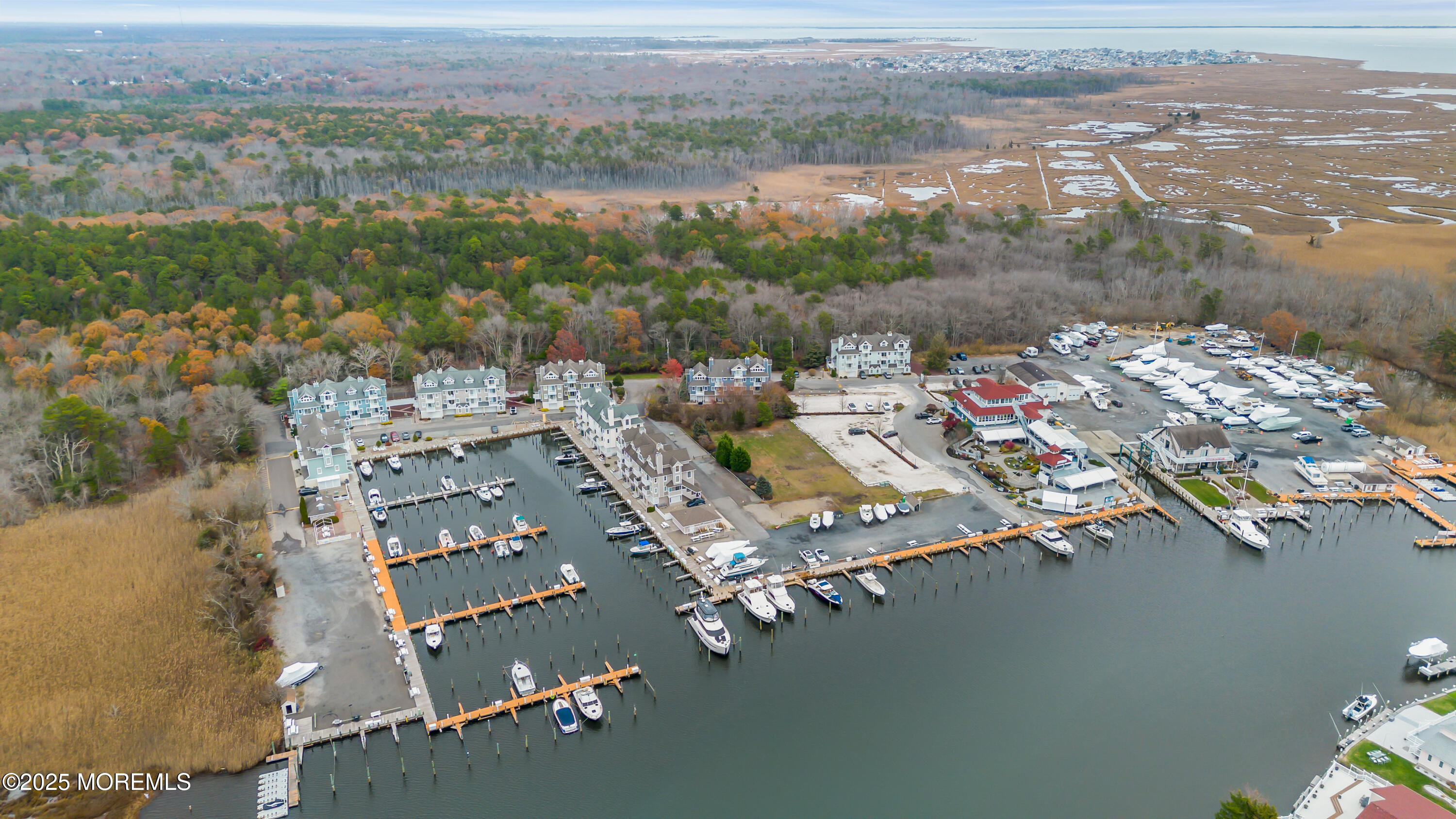 336 Lacey Road, Unit 36 Forked River, NJ 08731 - Photo 31 of 44 an aerial view of a house with a lake view