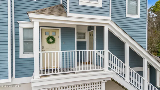 a view of a house with deck