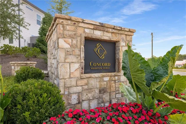 a sign on the side of a building