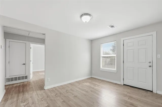 a view of an empty room