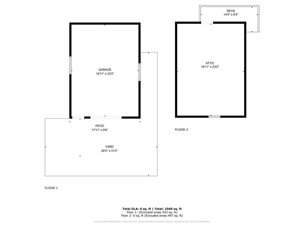 408 Lucky Street Westminster, SC 29693 - Photo 40 of 40 Detached garage floorpan