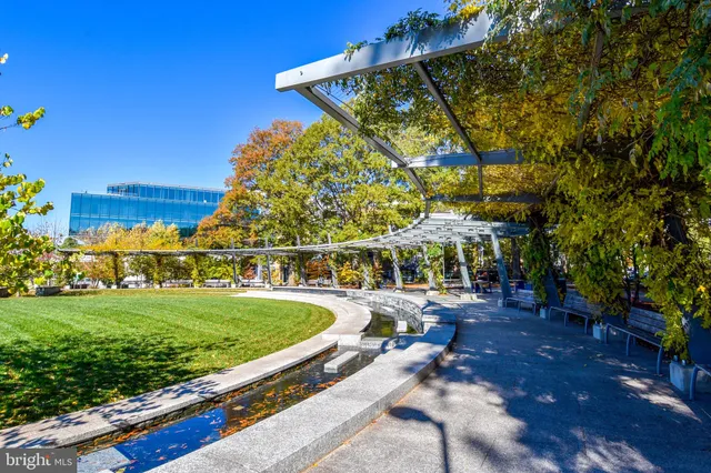 a view of a terrace with couches