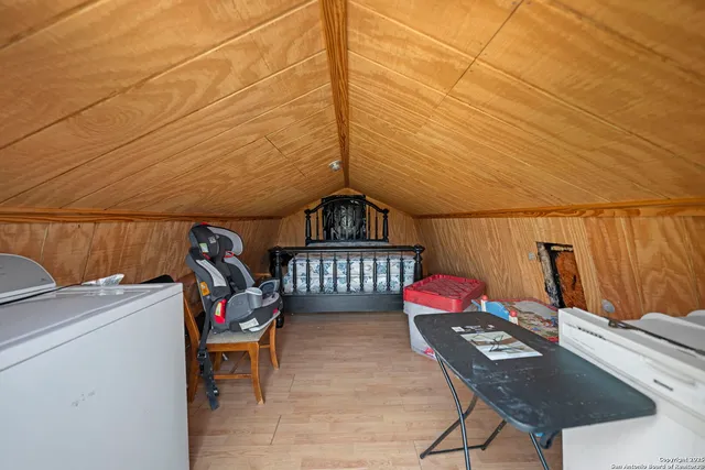 a workspace with furniture