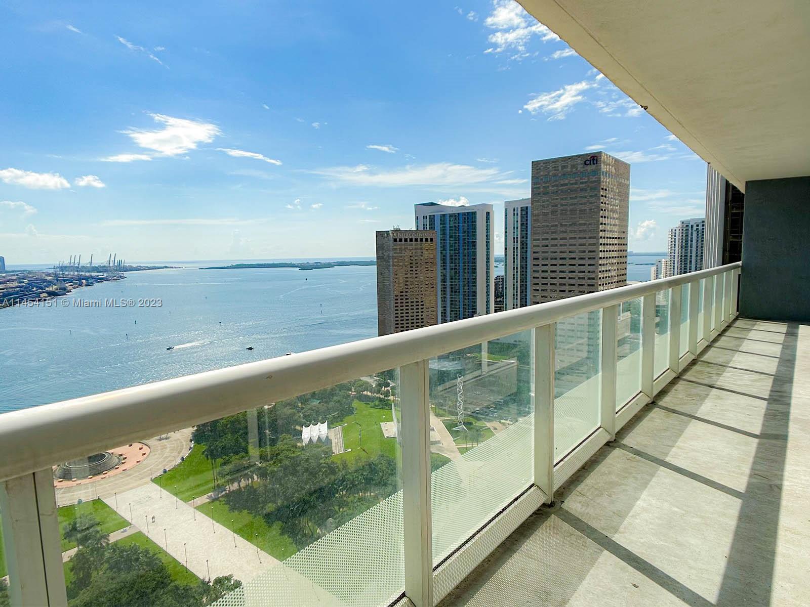 50 Biscayne Boulevard, Unit 3104 Miami, FL 33132 - Photo 34 of 52 a view of balcony with ocean view