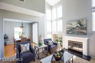 697 Lariate Lane, Unit A Simi Valley, CA 93065 - Photo 6 of 17 a living room with furniture and a fireplace