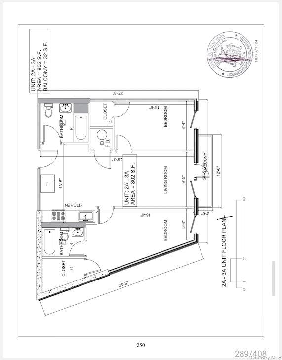 70-40 45th Avenue, Unit 2A Queens, NY 11377 - Photo 5 of 5 View of home floor plan