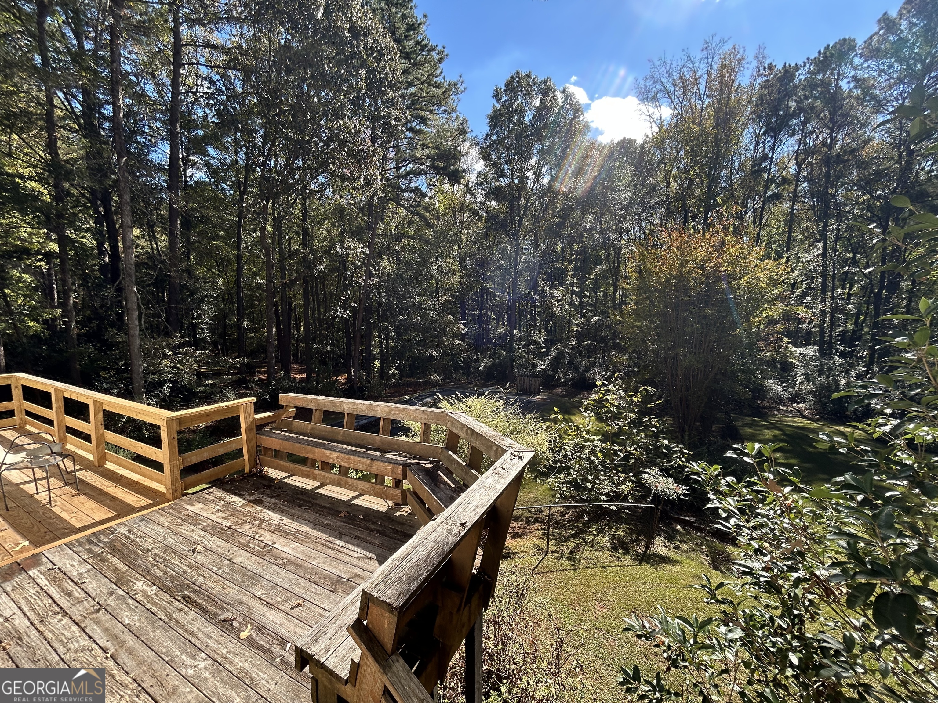 104 Spring Valley Drive LaGrange, GA 30240 - Photo 47 of 55 a view of a roof deck with wooden floor and fence