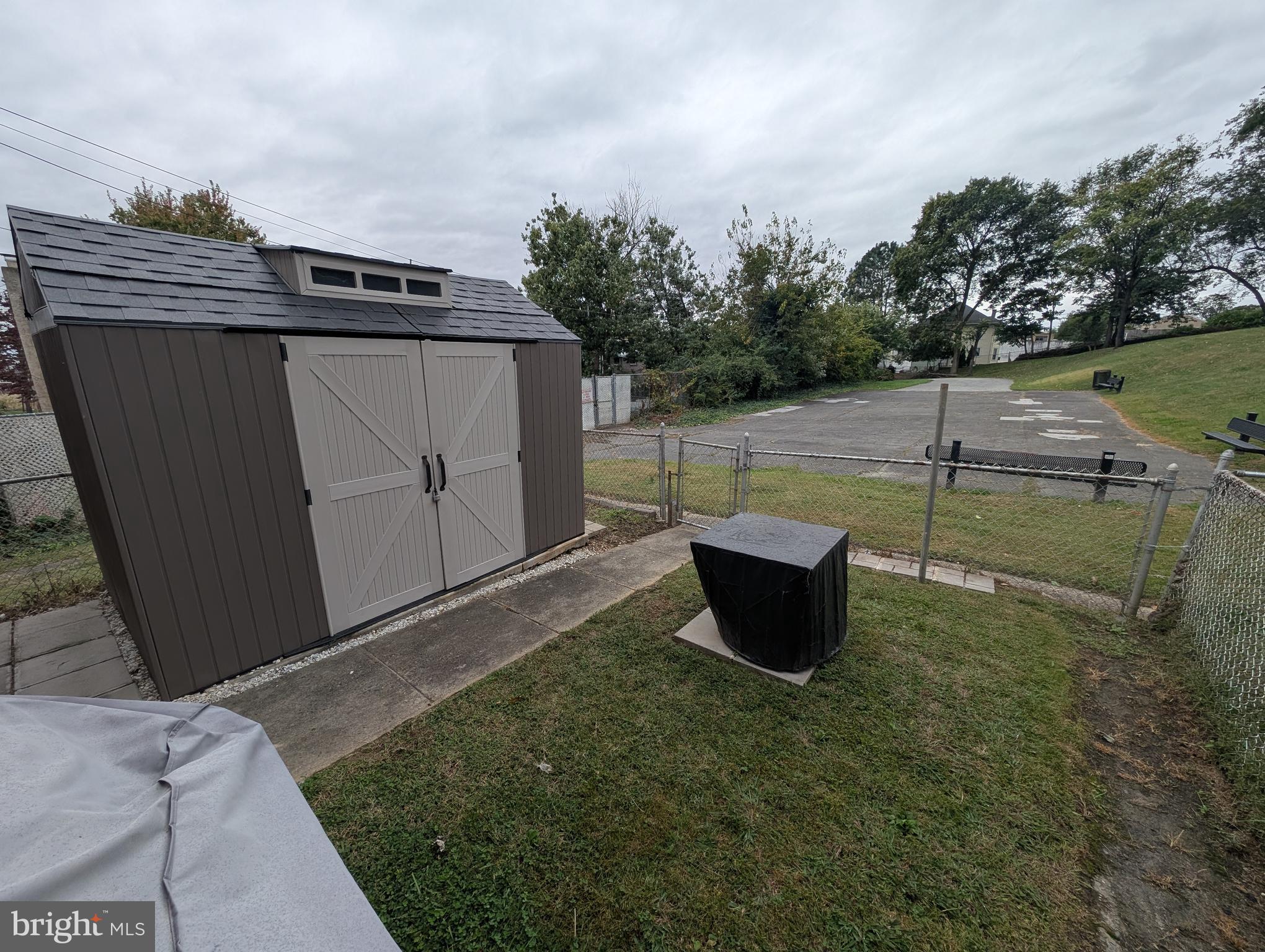 1412 Simpson Street Marcus Hook, PA 19061 - Photo 34 of 35 a view of a backyard with plants