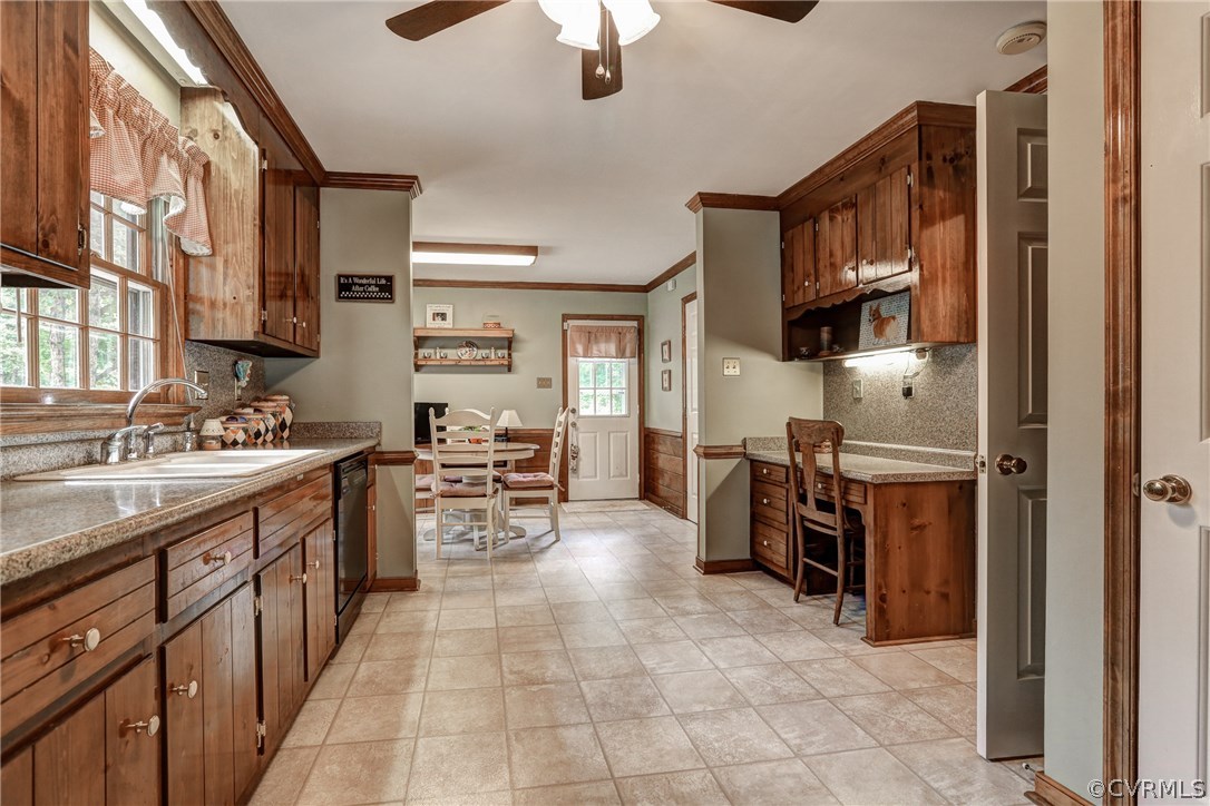 863 Watch Hill Road Midlothian, VA 23114 - Photo 8 of 38 a kitchen with refrigerator and cabinets