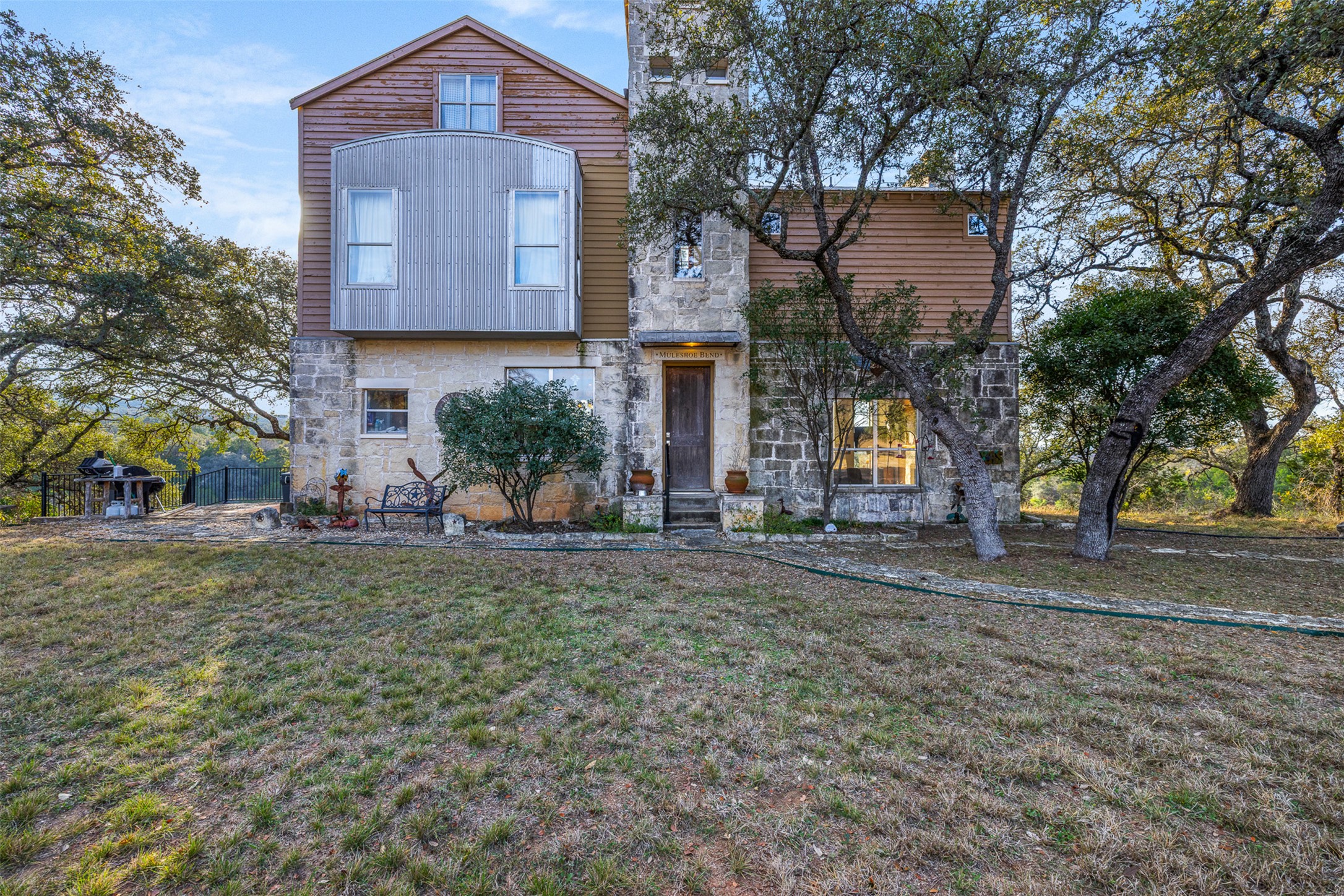 27701 Turner Ranch Road Marble Falls, TX 78654 - Photo 3 of 40 View of front facade featuring stone siding