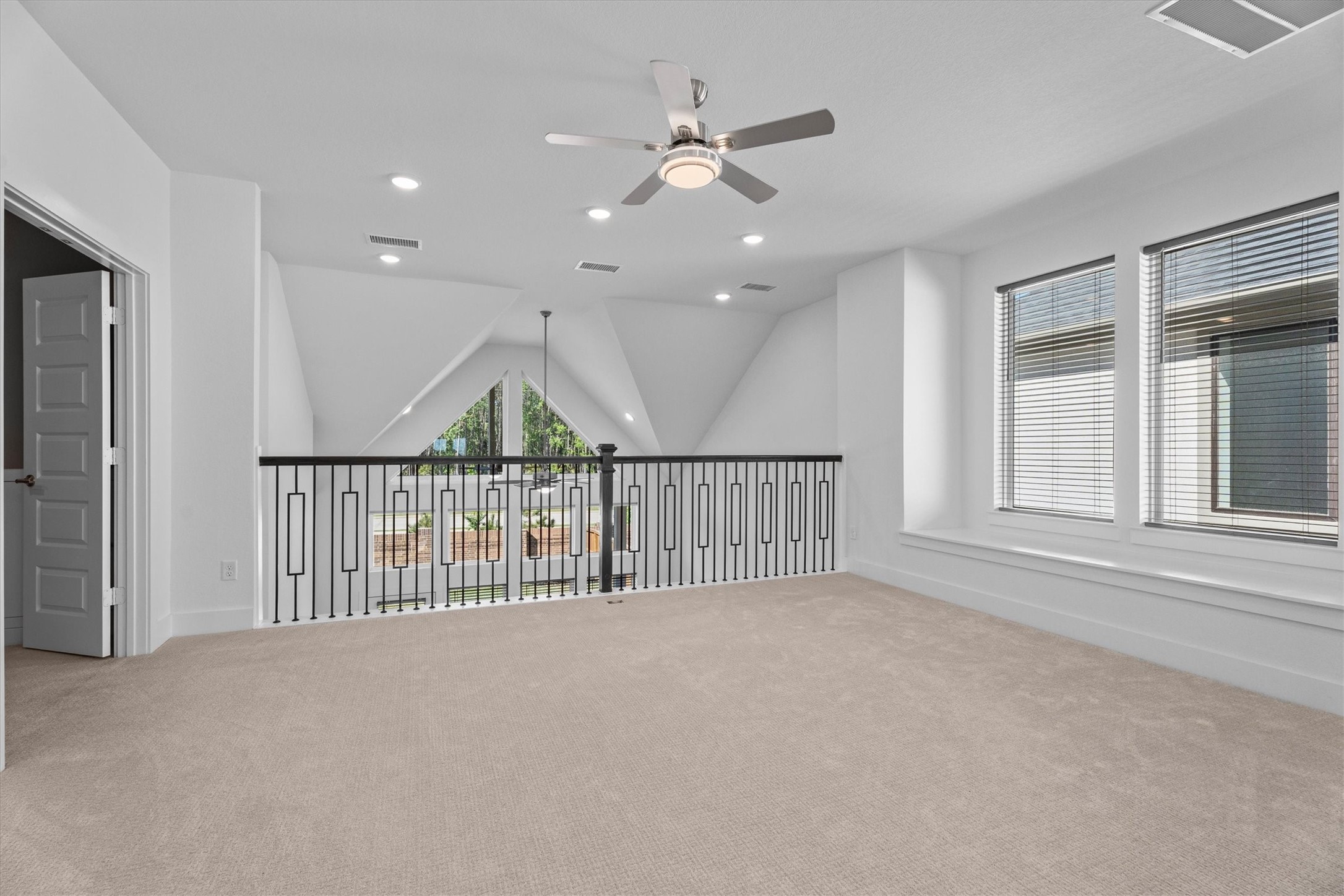5030 Vly Wind Court Spring, TX 77386 - Photo 21 of 36 Gameroom with fan and extra ceiling lights.