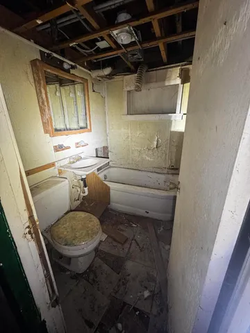 a view of water heater room