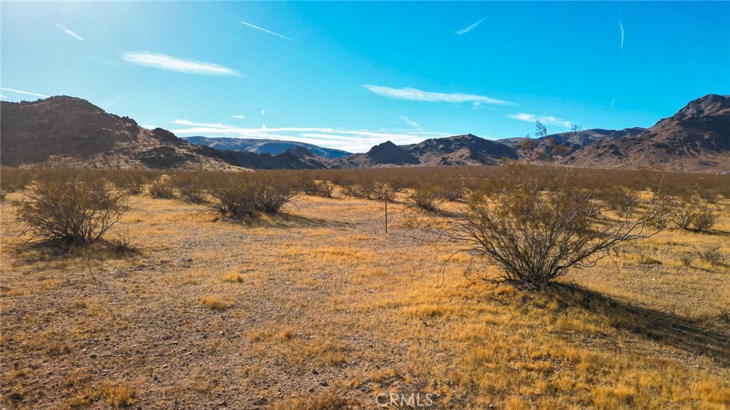 a view of lake with mountain