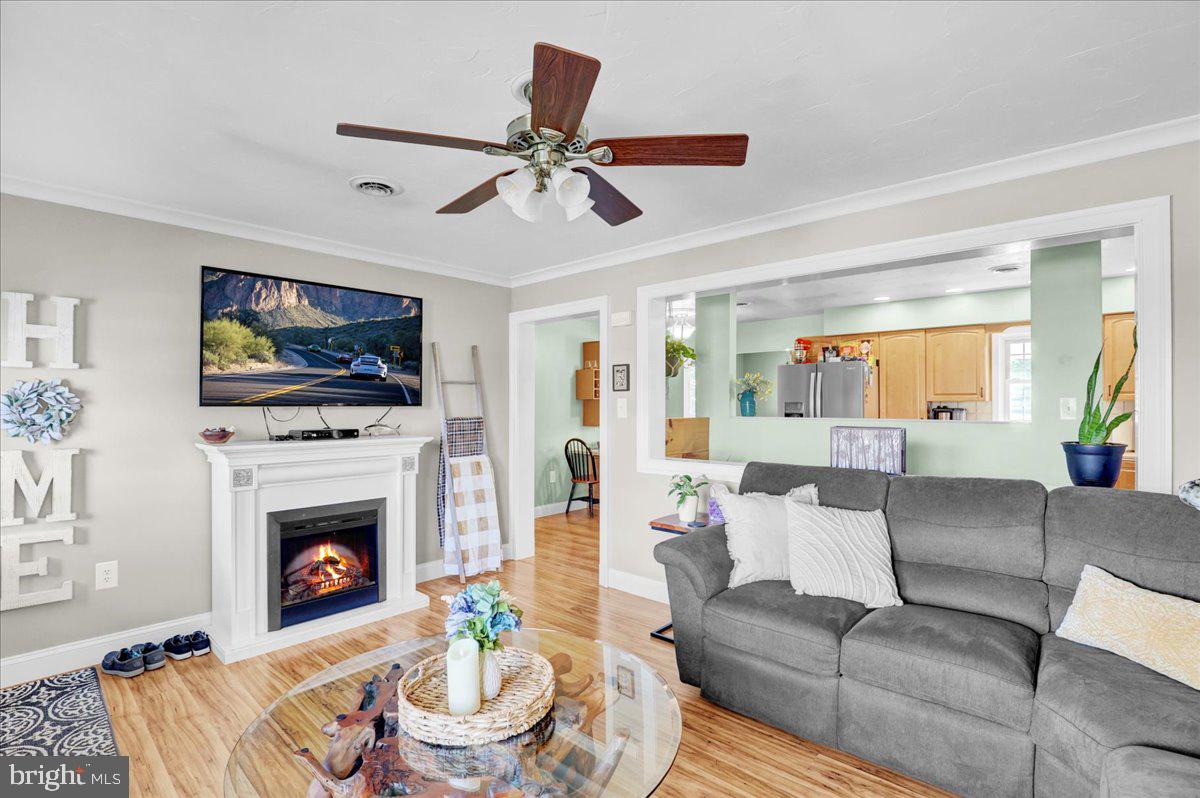 41 Michelle Way Hanover, PA 17331 - Photo 5 of 49 a living room with furniture a fireplace and a flat screen tv