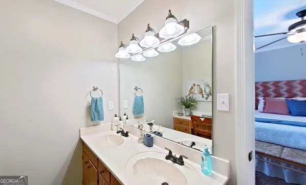 a view of a yard with an outdoor seating