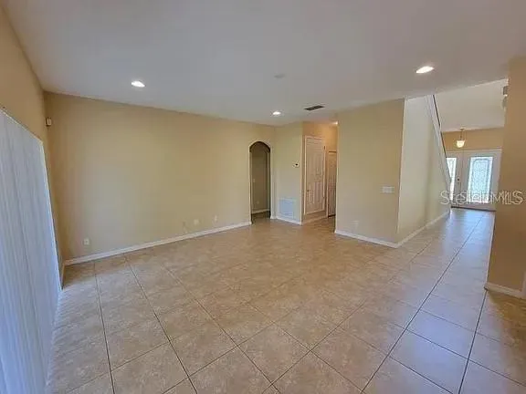 a view of an empty room