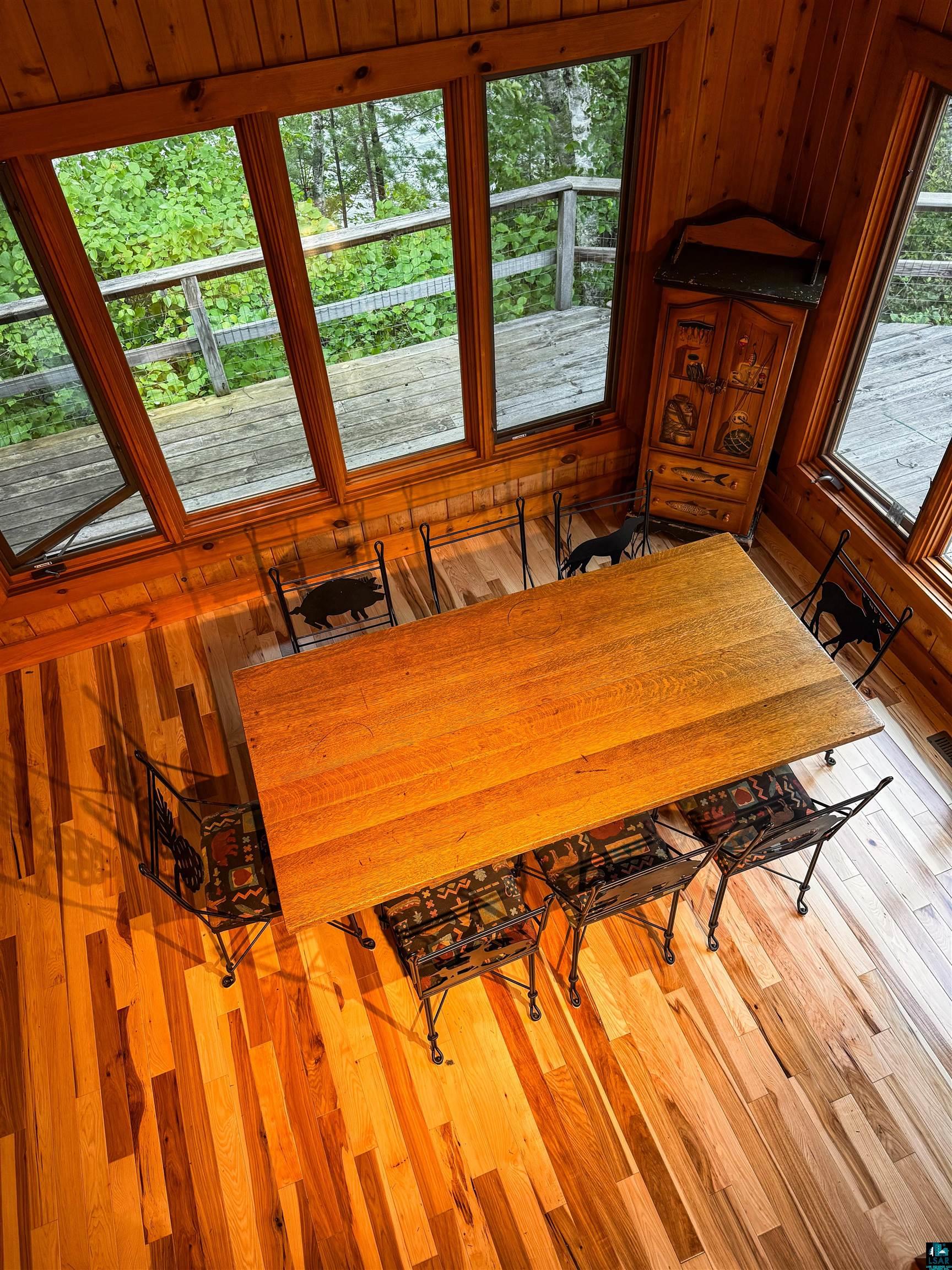 8141 Muskego Point Orr, MN 55771 - Photo 45 of 48 Dining room featuring hardwood / wood-style floors