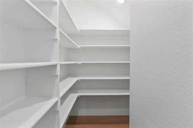 a view of a room with shelf