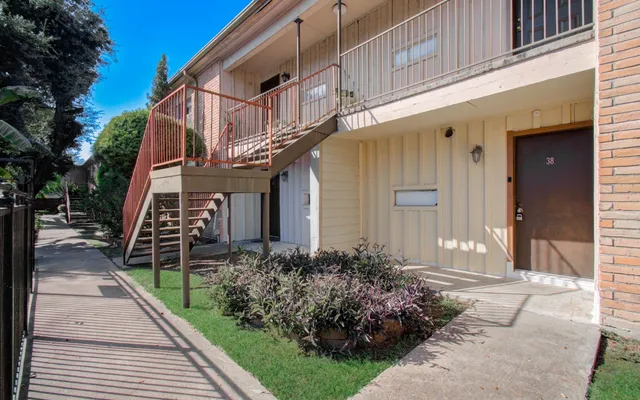 a front view of house