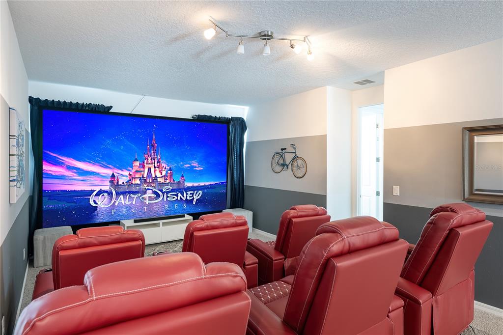 8900 Caroline Bay Court Kissimmee, FL 34747 - Photo 20 of 62 a room with furniture projector and screen
