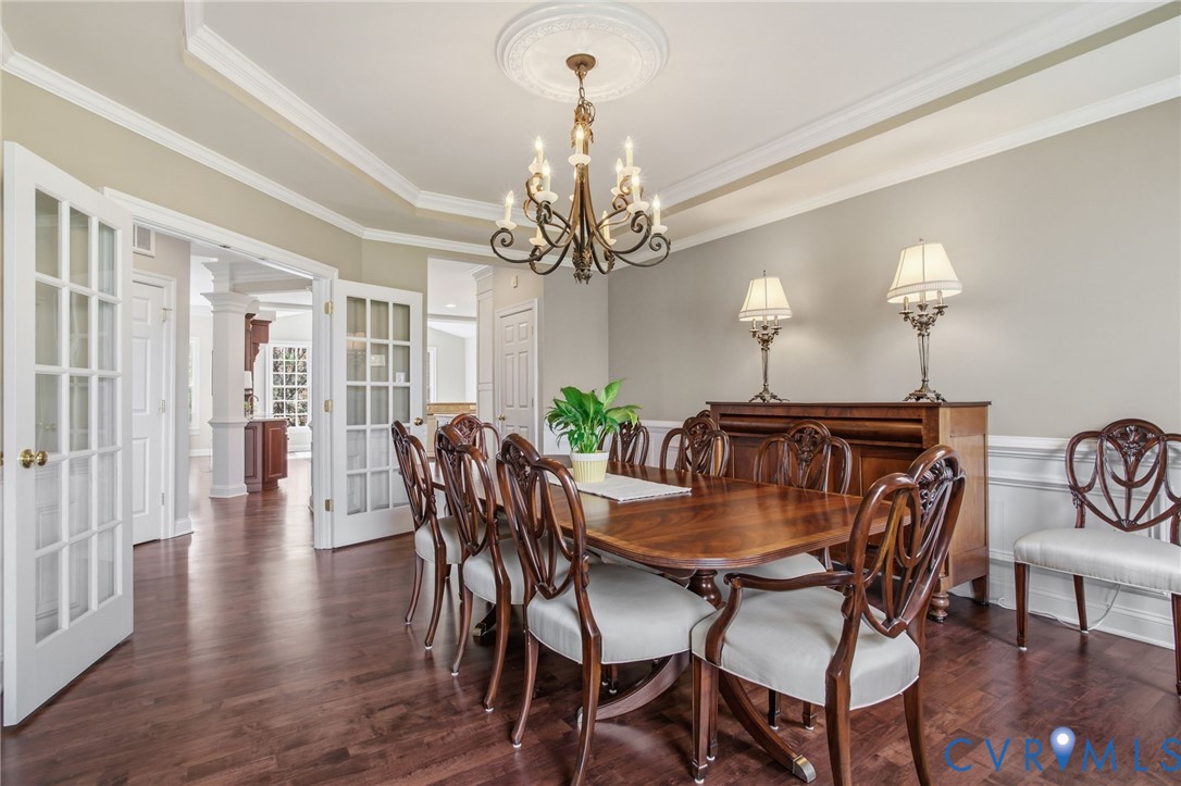 3100 Sodbury Court Midlothian, VA 23113 - Photo 30 of 91 with tray ceiling, picture frame molding and chair