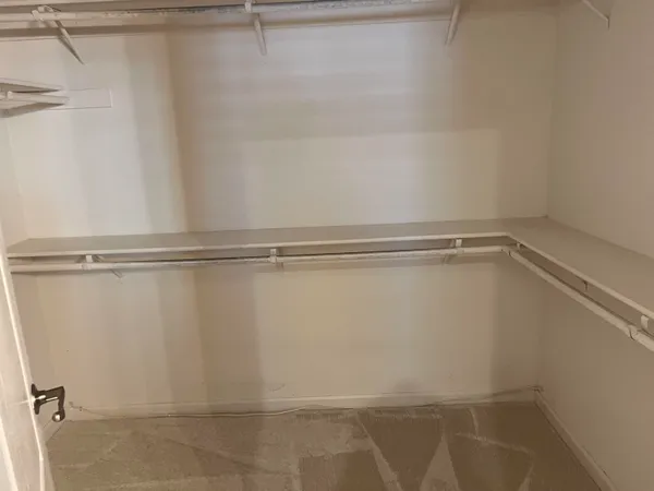 a close up view of racks on the wall