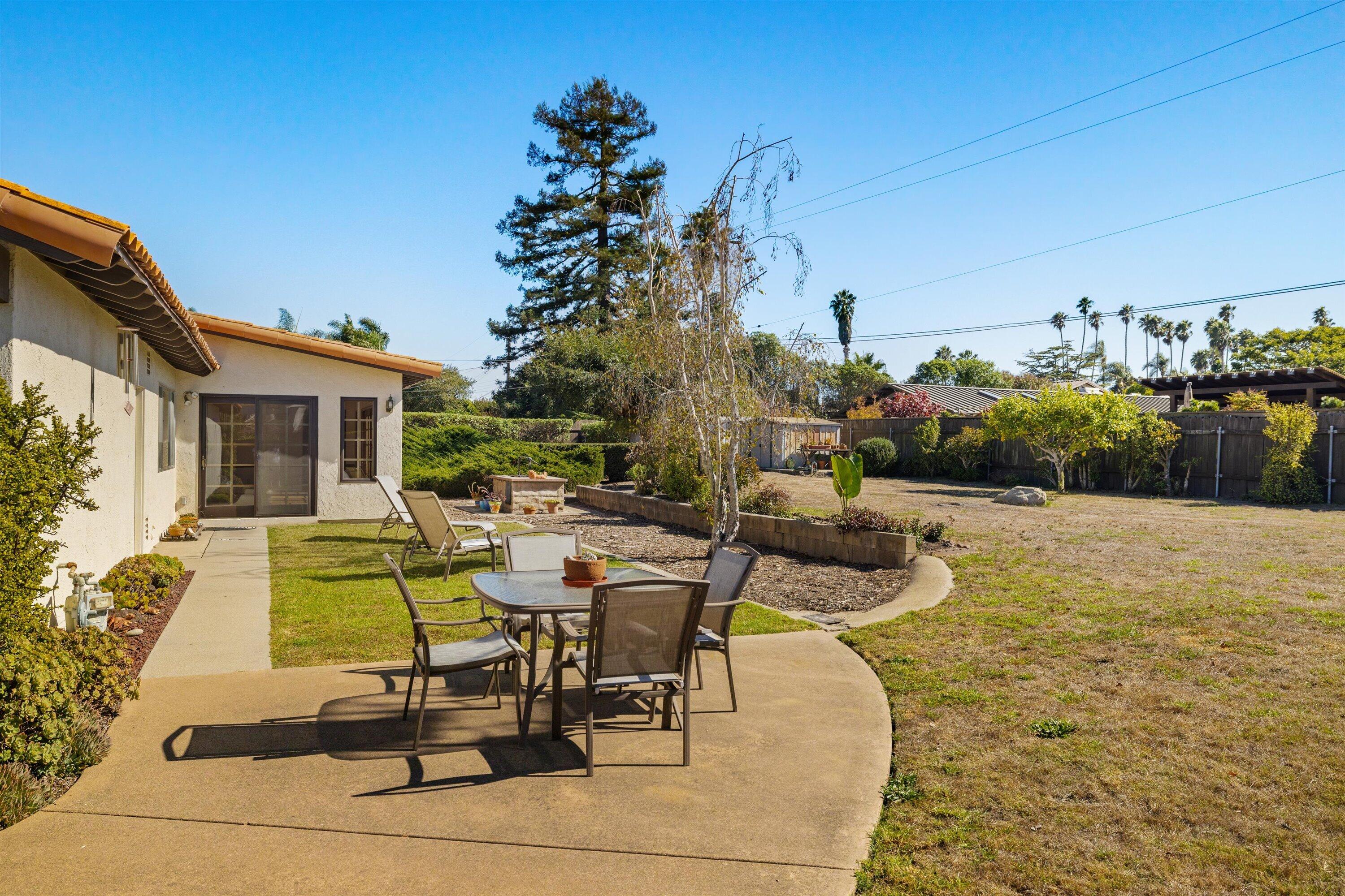 5187 Via Valverde Santa Barbara, CA 93111 - Photo 21 of 34 a view of a house with backyard porch and sitting area