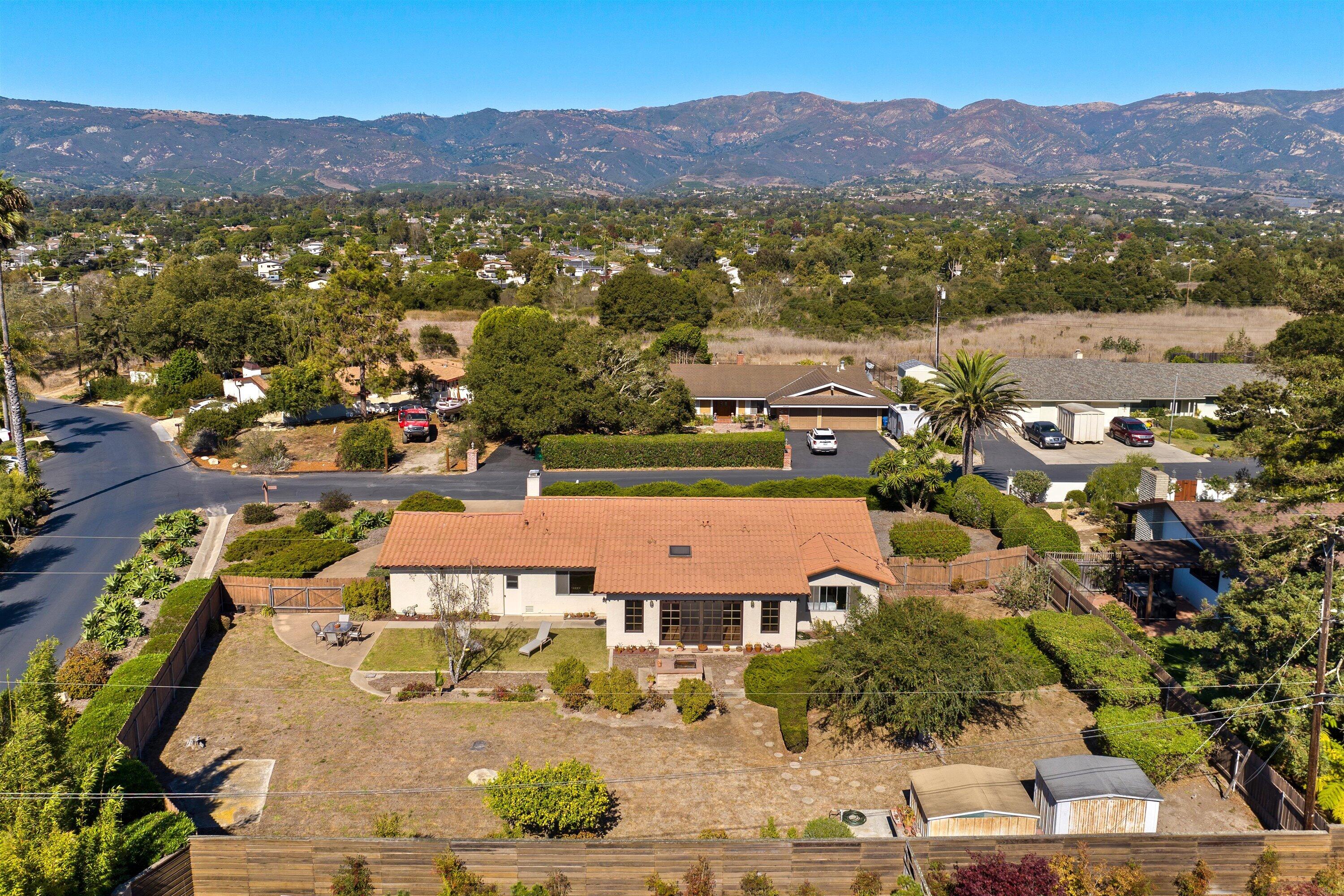 5187 Via Valverde Santa Barbara, CA 93111 - Photo 32 of 34 an aerial view of residential houses with outdoor space