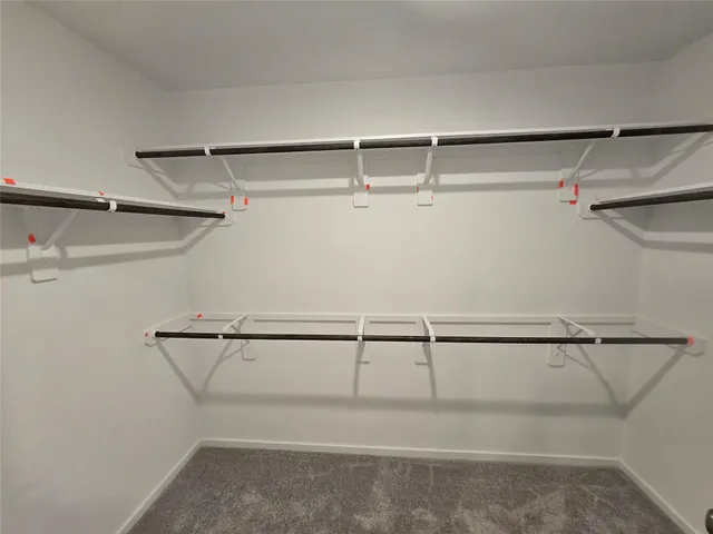 a view of a walk in closet