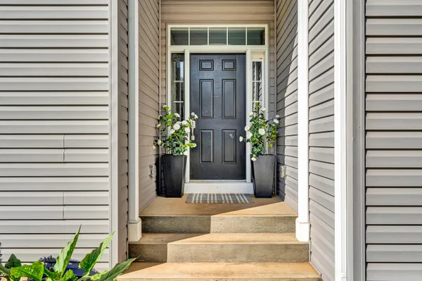 a view of a entryway front of house