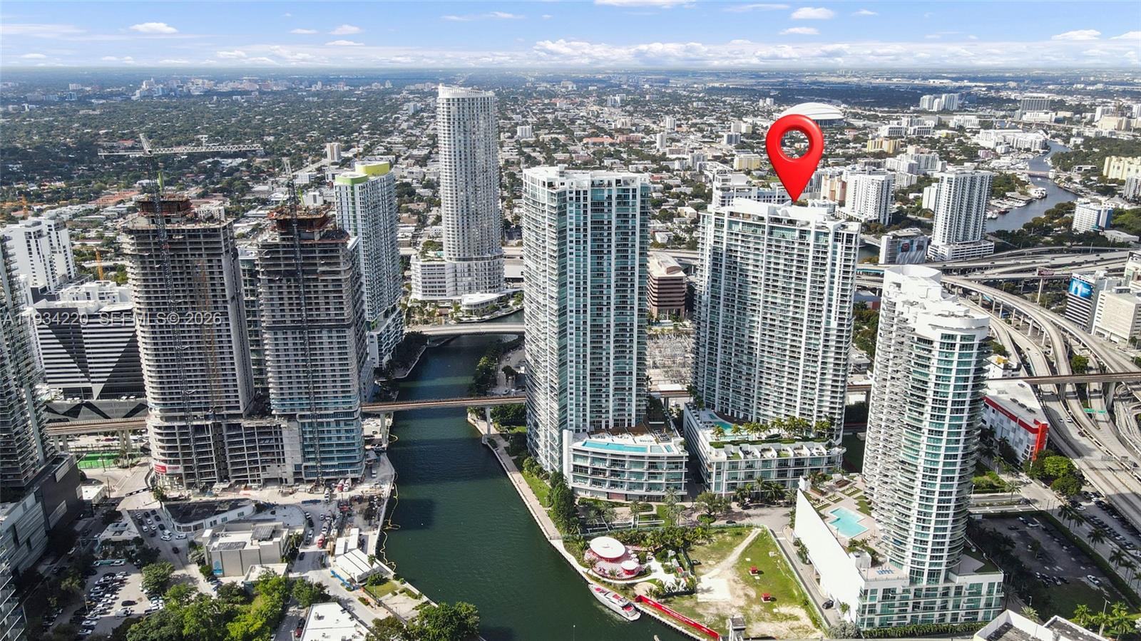 90 Southwest 3rd Street, Unit 2109 Miami, FL 33130 - Photo 4 of 31 a view of city