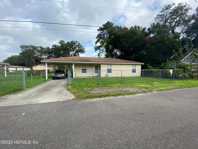 a view of house with outdoor space and street view