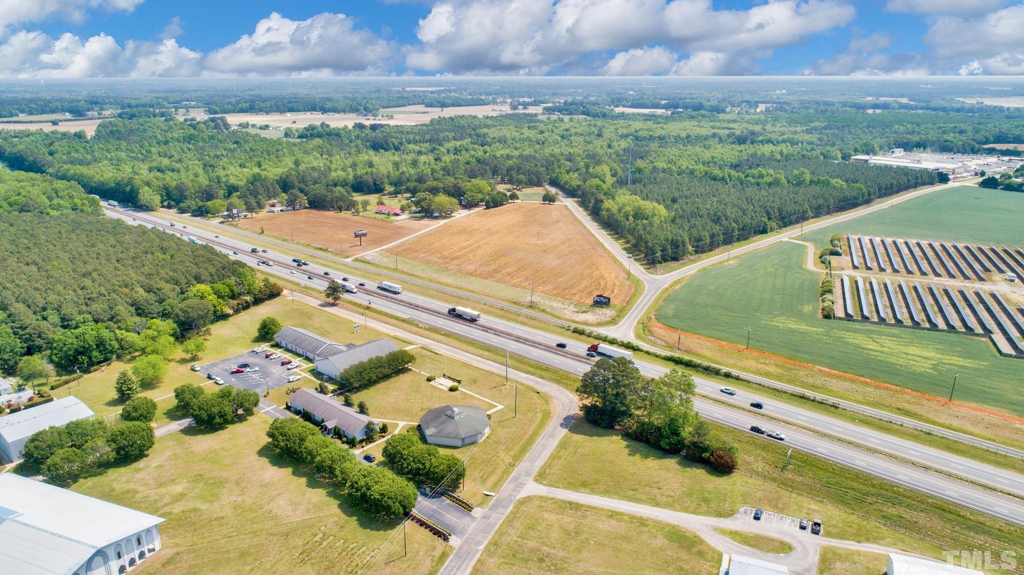 0 Robin Hood Road Dunn, NC 28334 - Photo 15 of 16 an aerial view of a house