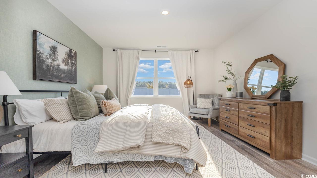 7383 Meadow Walk Loop Loris, SC 29569 - Photo 12 of 29 Bedroom featuring recessed lighting, light wood-style flooring, and baseboards
