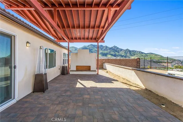 a view of a backyard of a house