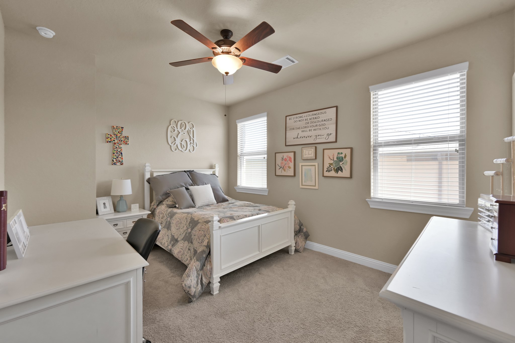 4906 Tres Lagos Drive Spring, TX 77389 - Photo 21 of 32 a bed room with a bed and a window
