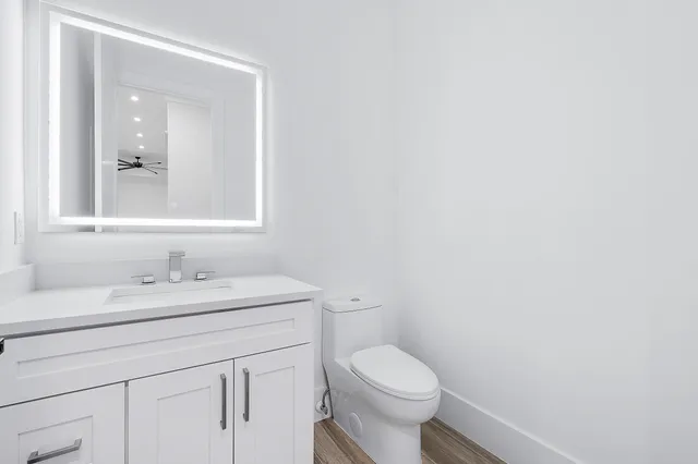 a view of a porch with a backyard