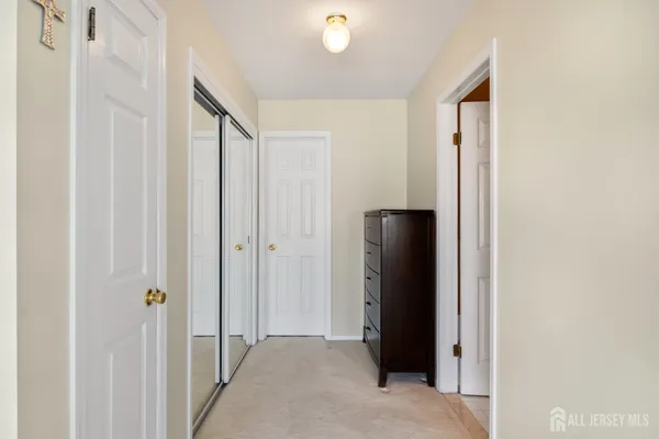 a view of closet area
