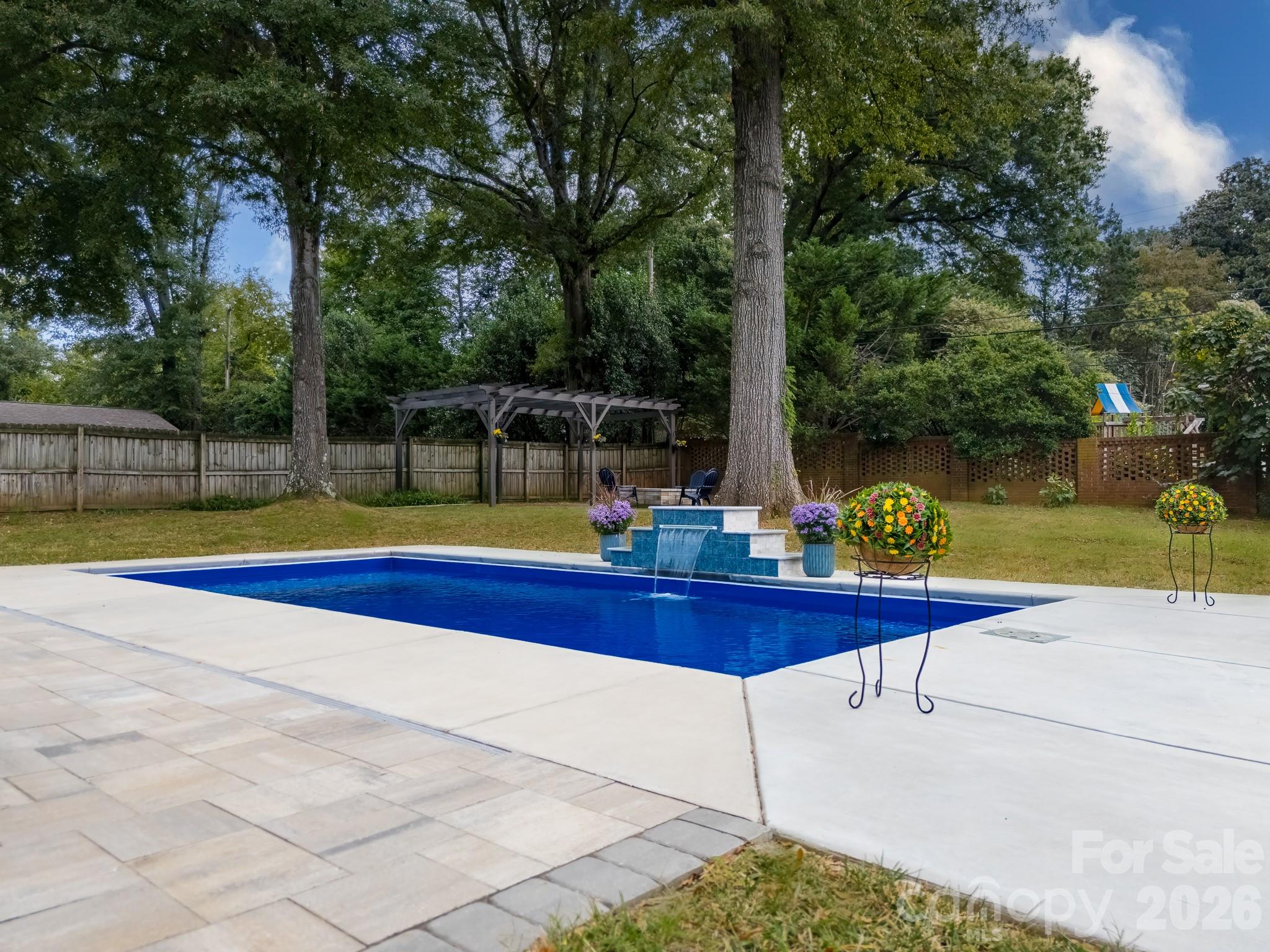 1121 South Wendover Road Charlotte, NC 28211 - Photo 2 of 48 a view of swimming pool with a yard
